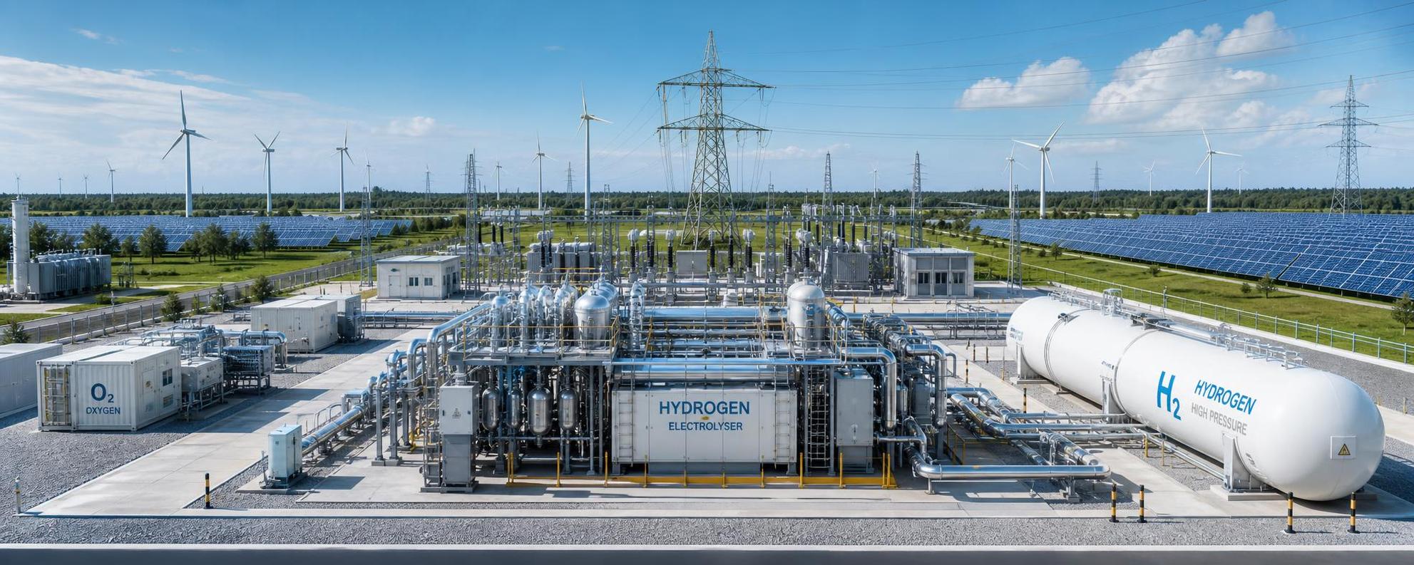 When does a utility-scale power transition provider add value to hydrogen projects