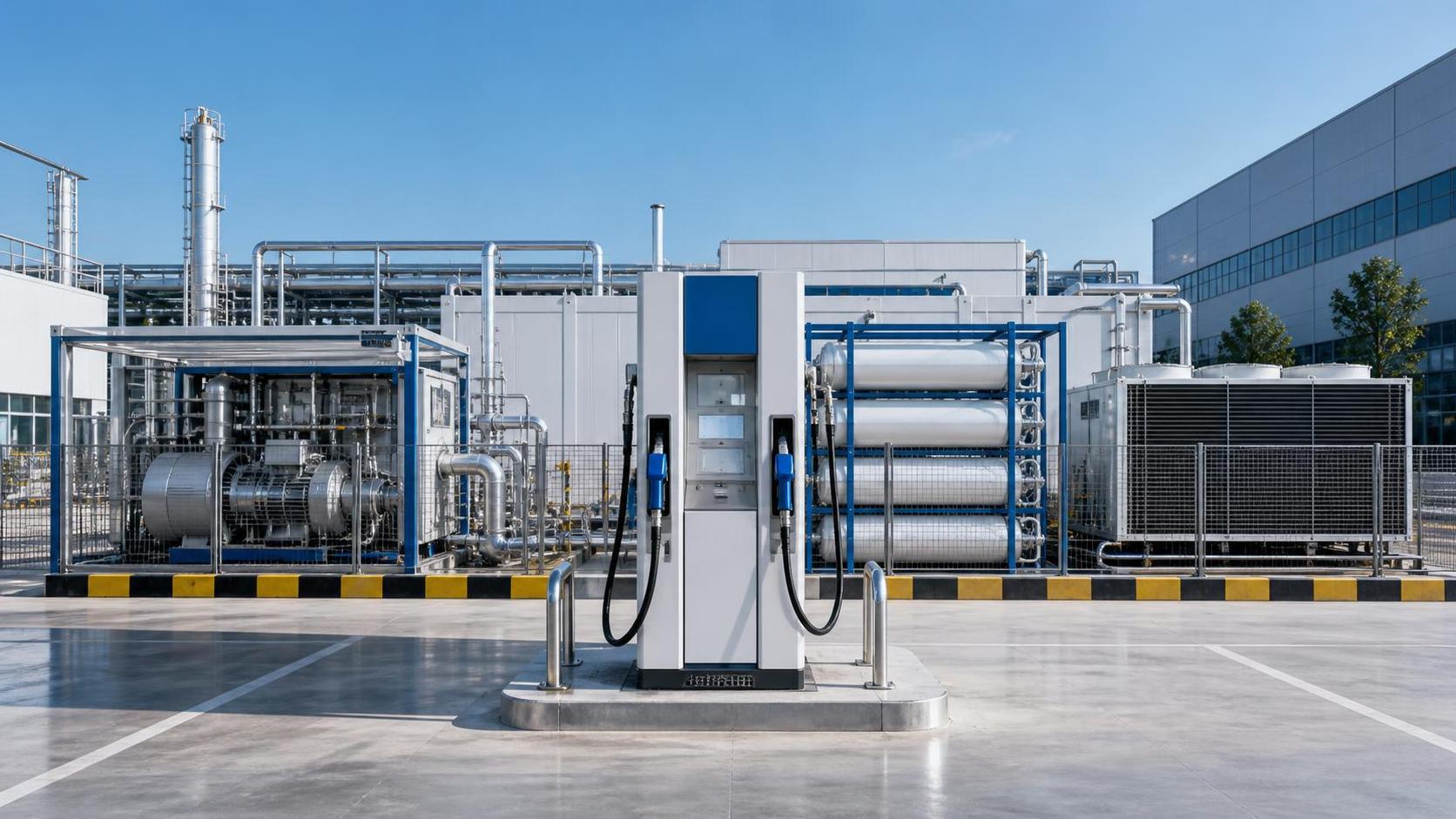 What determines the price of a hydrogen refueling station?