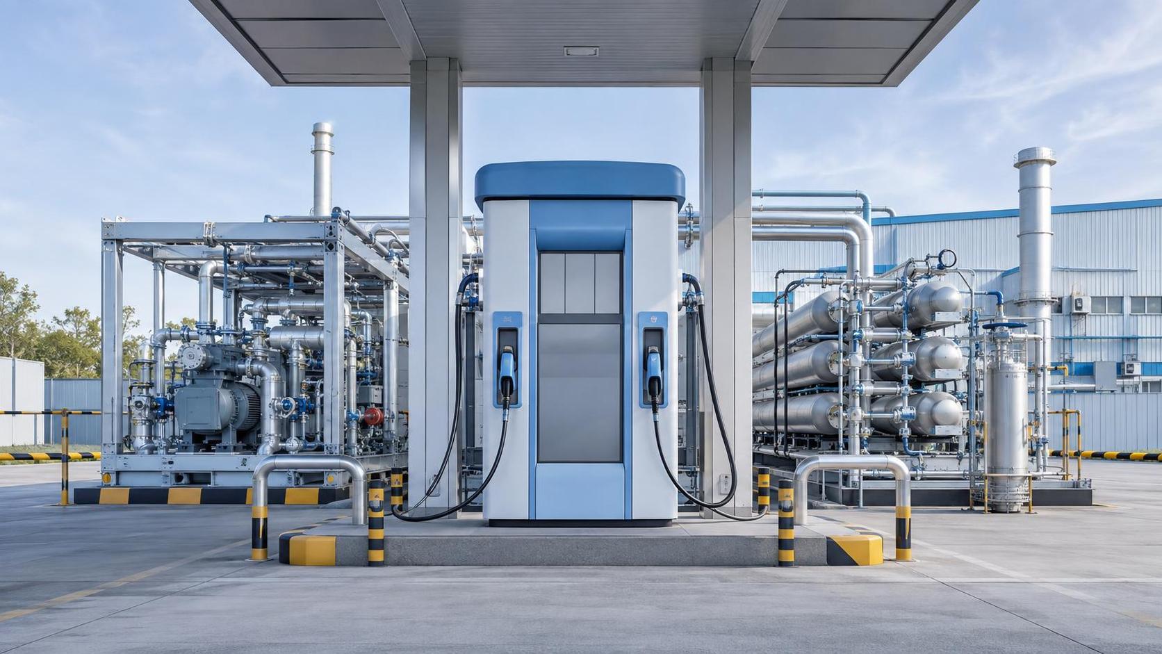 What should a turnkey hydrogen refueling station include?