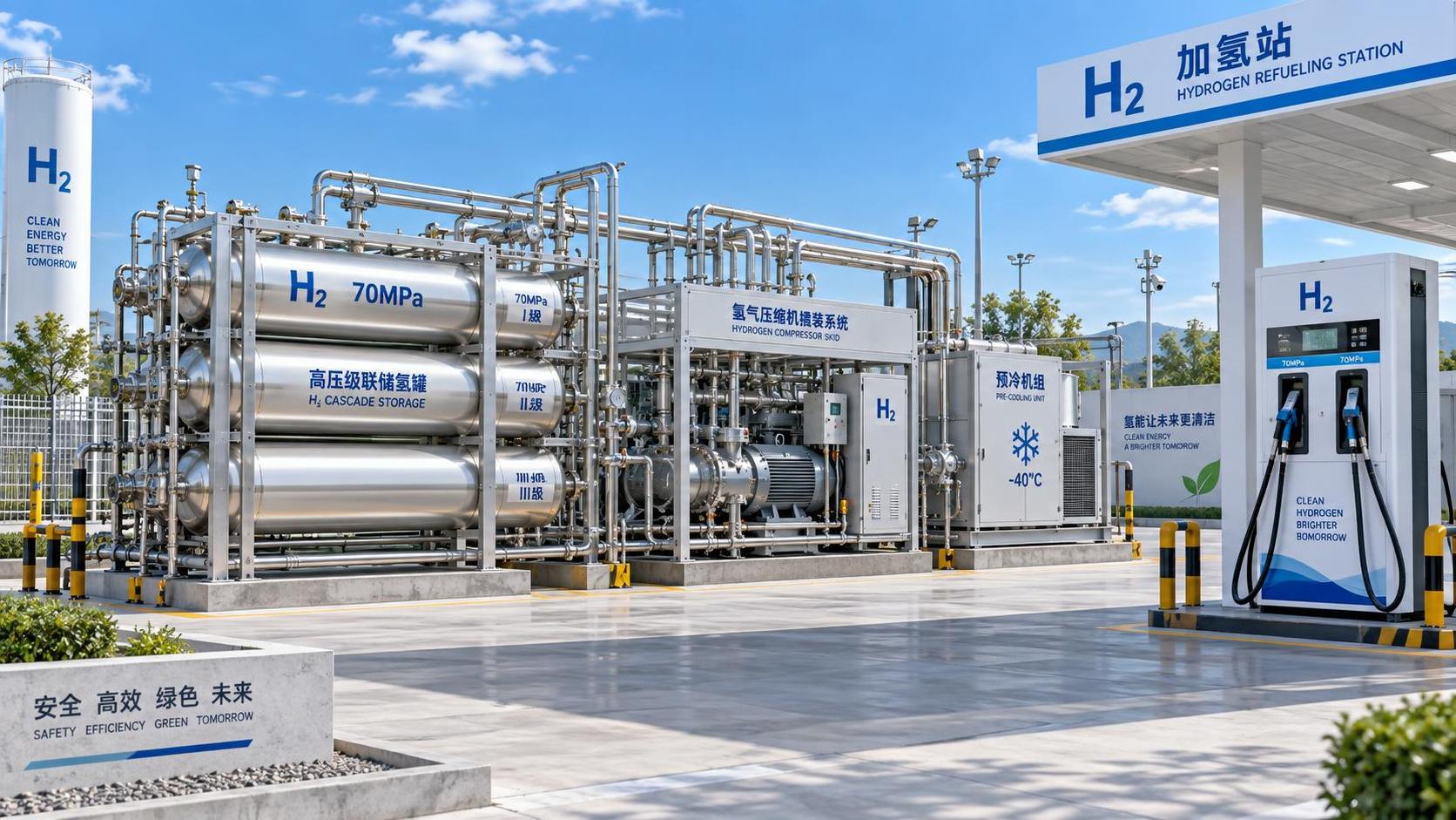 What drives hydrogen refueling station equipment prices?