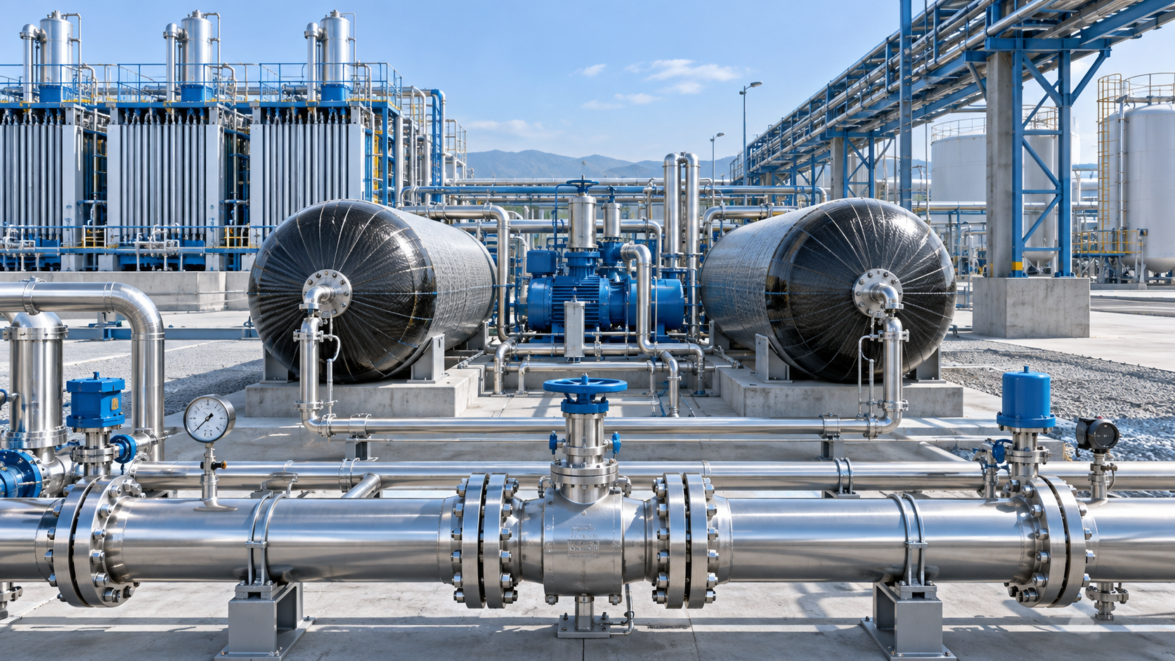 Building materials market analysis for hydrogen infrastructure projects