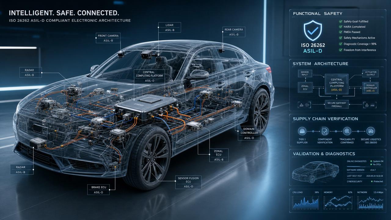 ISO 26262 ASIL-D compliance issues that surface too late in vehicle programs