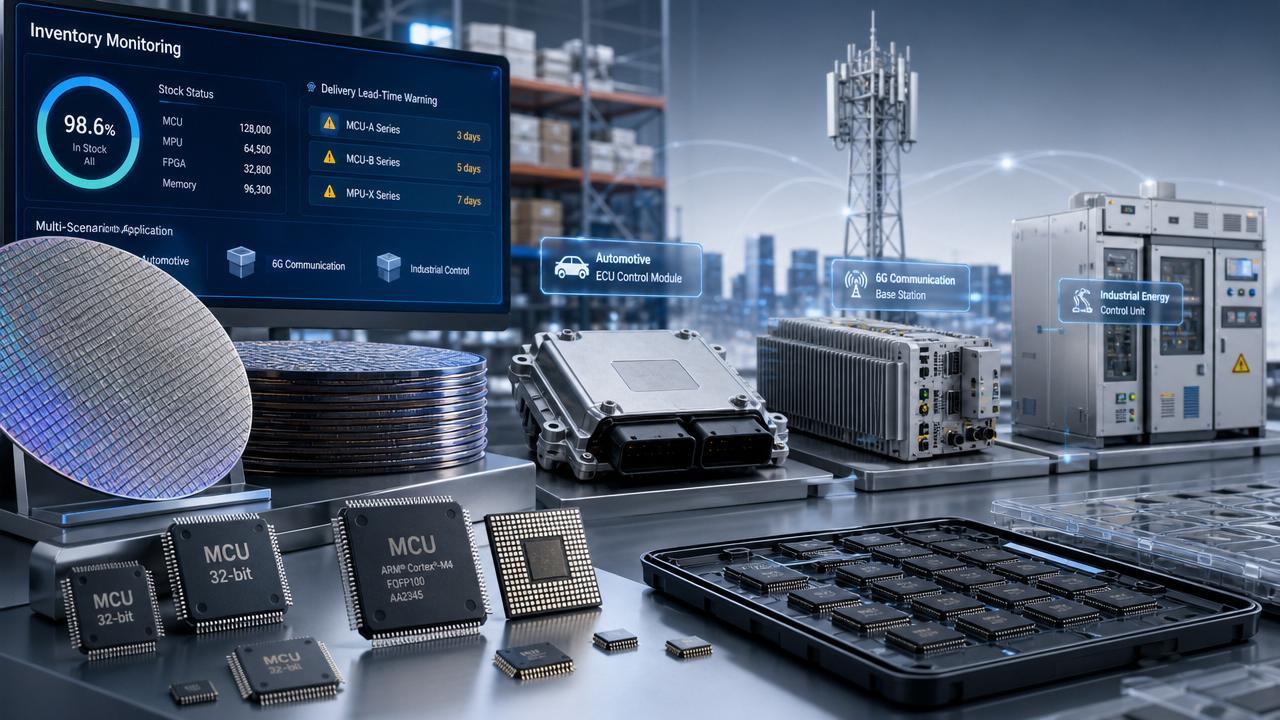 What high-end MCU inventory reports reveal before lead times shift