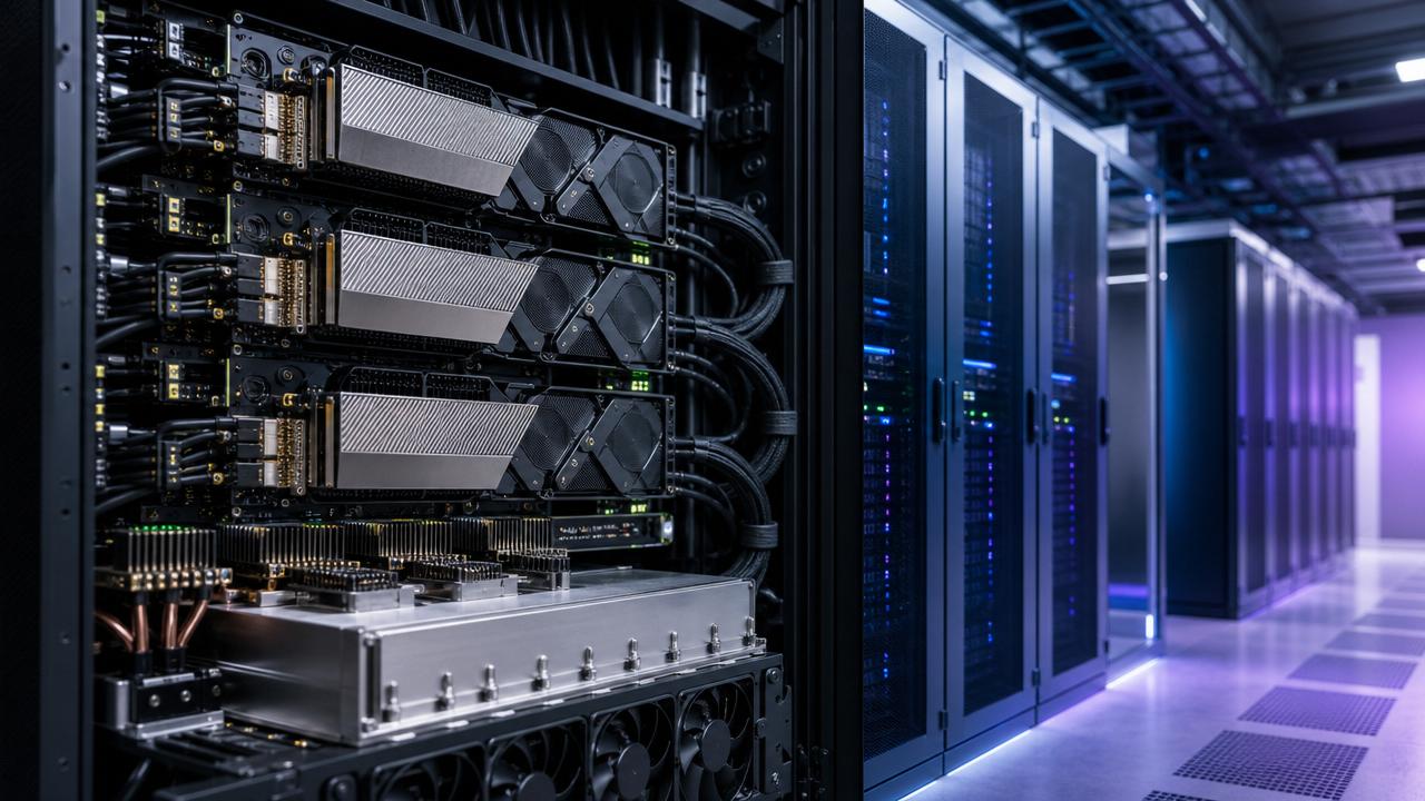 Who is gaining in AI data center chip market share?
