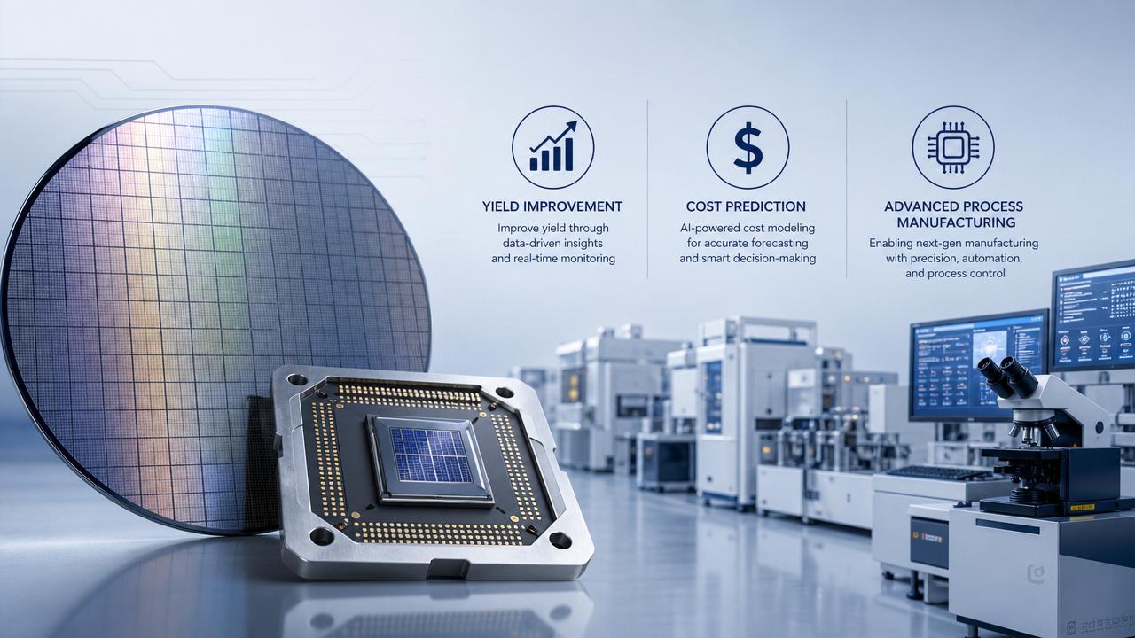 How IC fabrication yield data changes cost forecasts early
