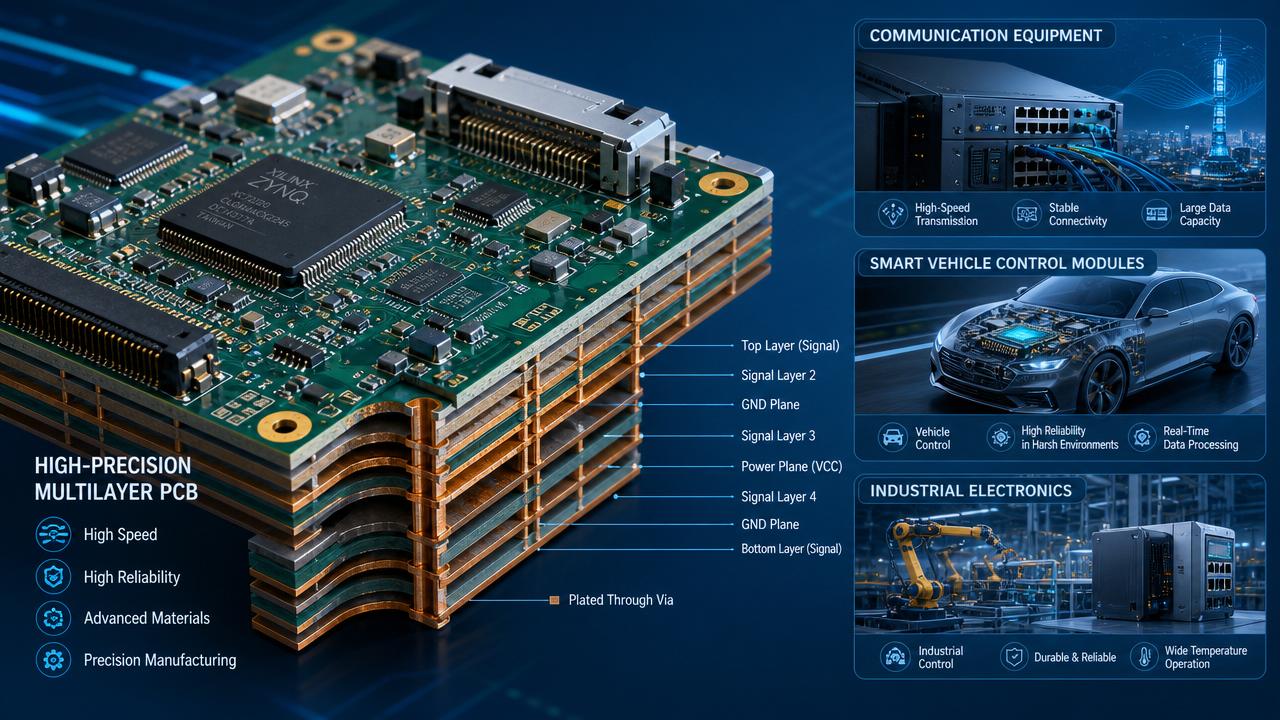 What Is a Multi-Layer PCB? Structure, Layer Count, and Common Use Cases