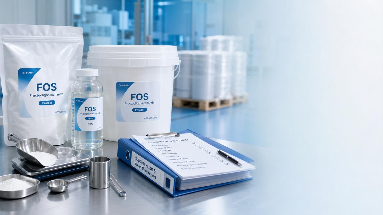 Buying Fructooligosaccharides FOS Wholesale: Specs, MOQ, and Supplier Checks