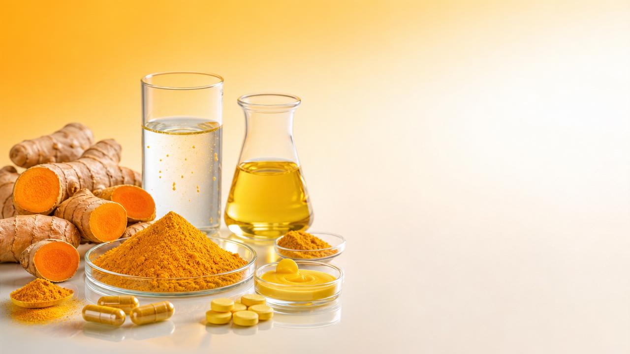 Turmeric Extract Curcumin Explained: Purity Levels, Solubility, and Common Product Uses