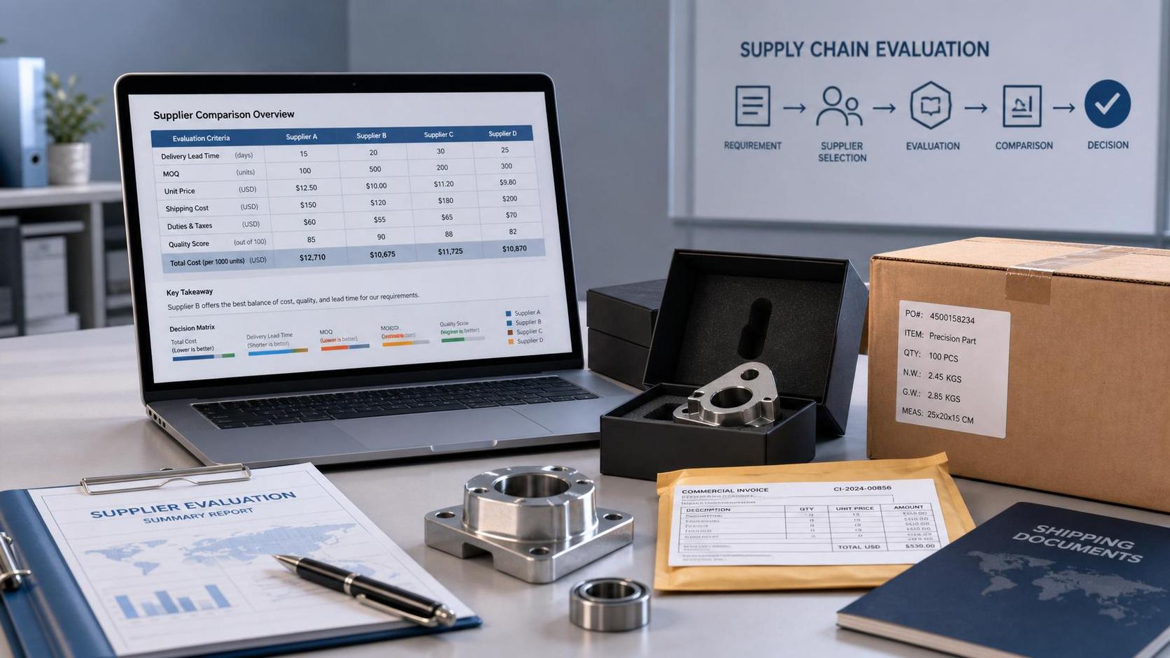 How to Use a Supplier Comparison Platform to Evaluate Lead Time, MOQ, and Total Cost