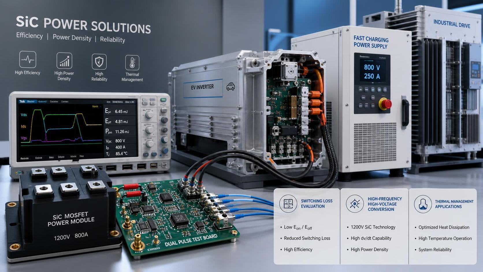 How to Evaluate SiC MOSFET Switching Loss for High-Efficiency Power Designs in Europe