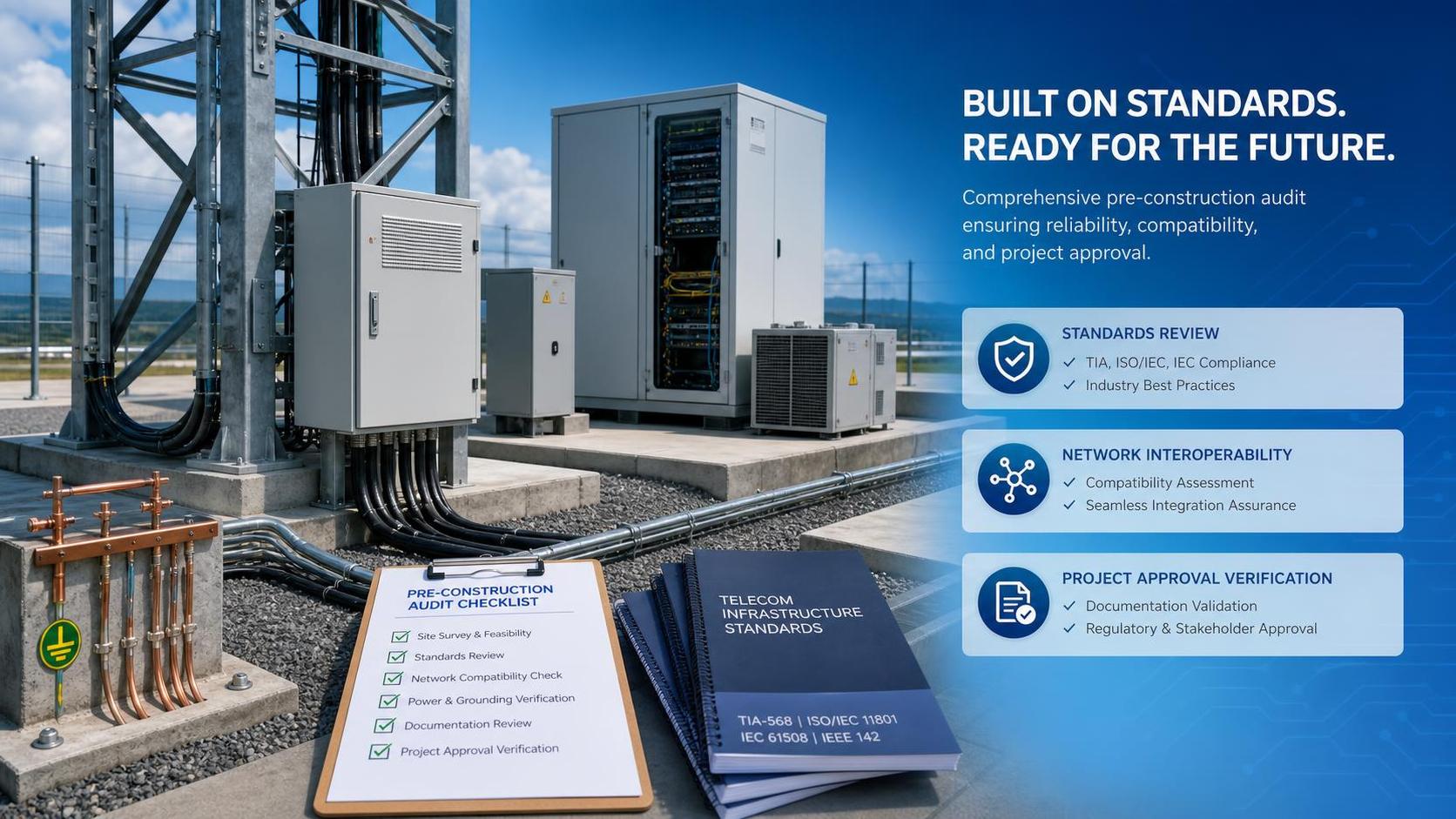 Telecommunications Infrastructure Construction Standards: What to Check Before Project Approval