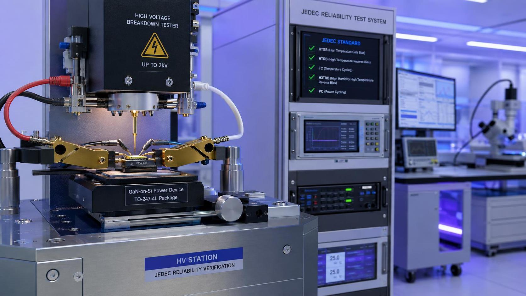 GaN-on-Si Breakdown Voltage: How JEDEC Testing Defines Reliable Power Devices