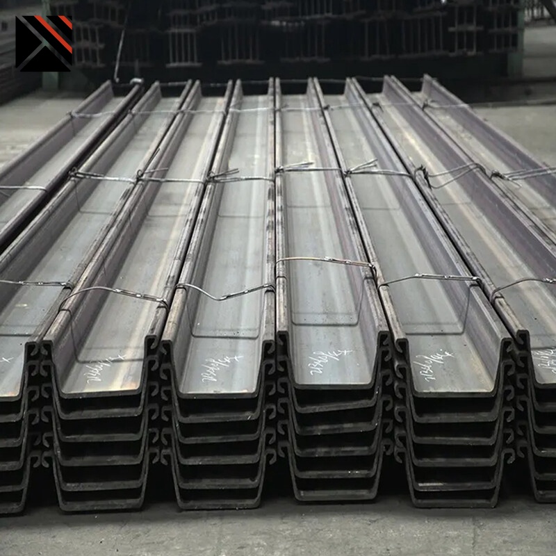 A53 Gr.A A656 Gr.50 خوازيق صفائح فولاذية على شكل U