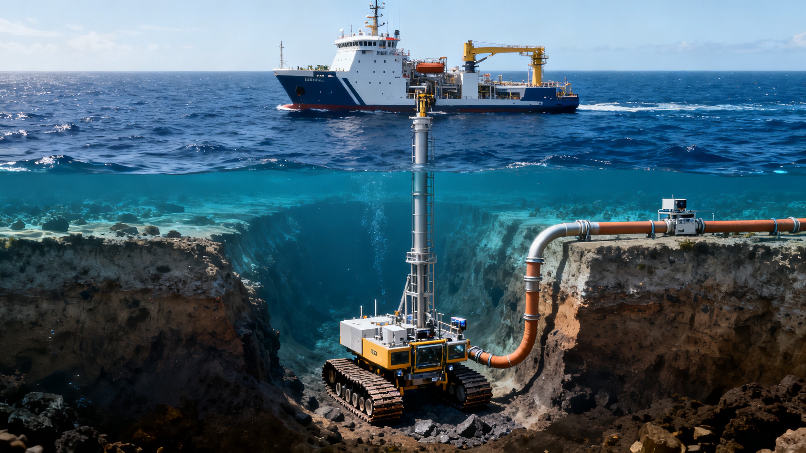 Why are deep sea mining technology pilots under closer review?