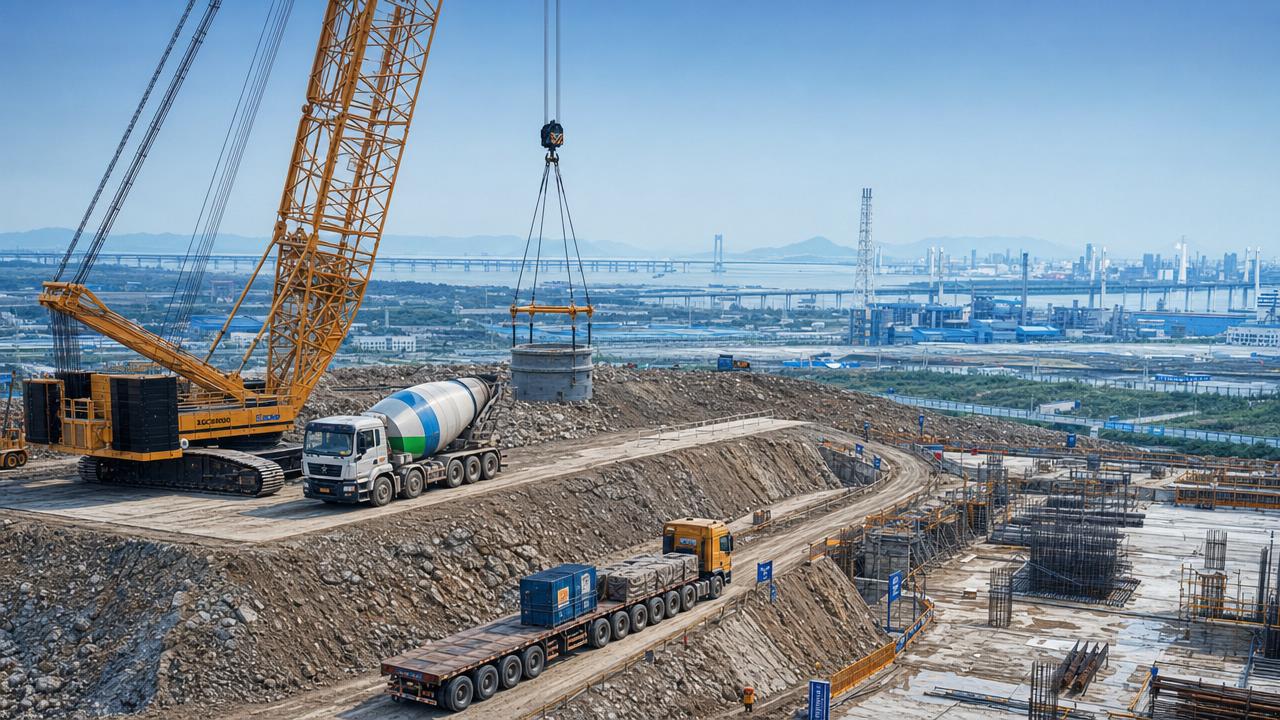 Civil Engineering vs Heavy Machinery Constraints in Large Site Planning