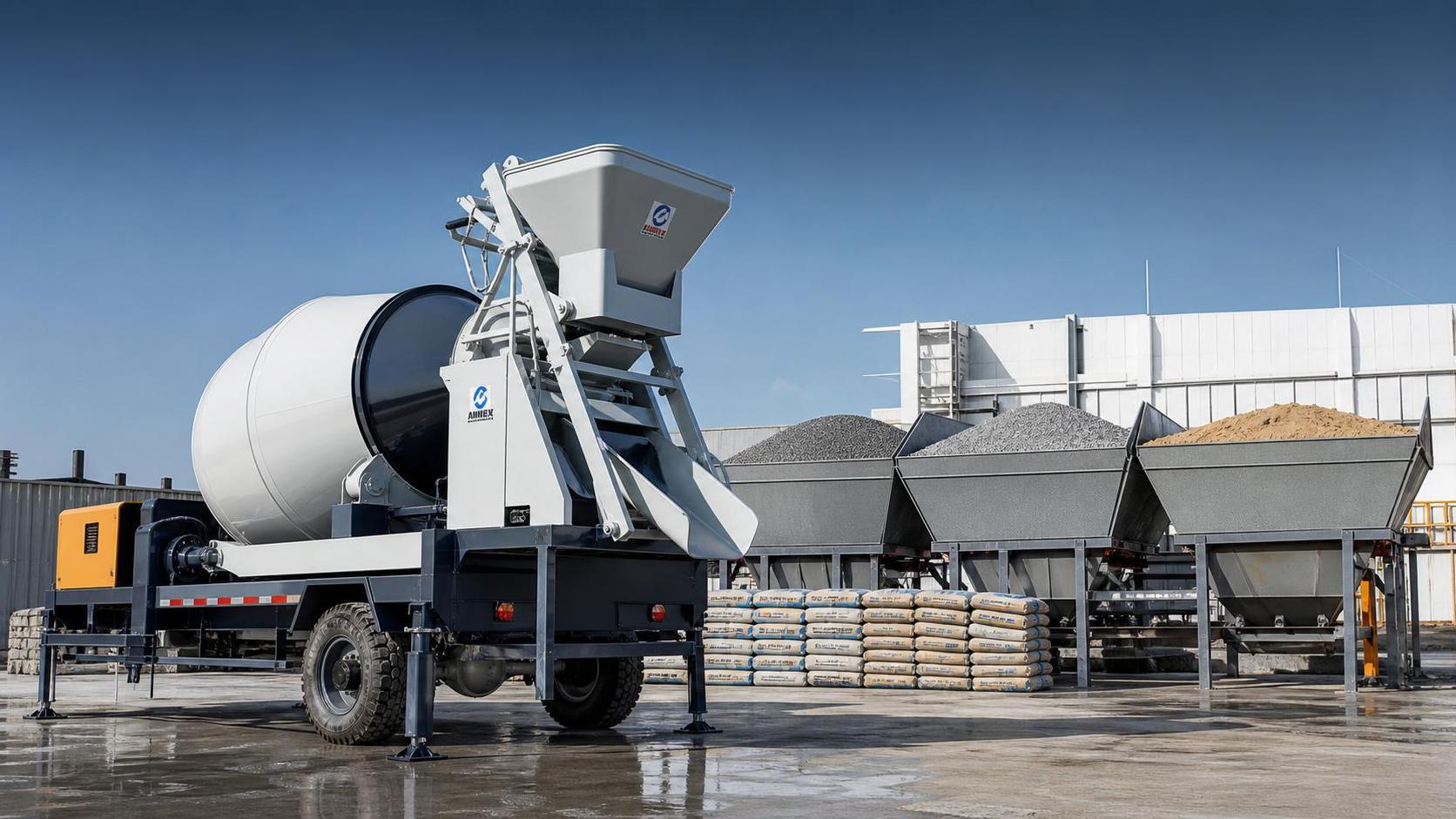 Concrete Mixers for Construction: Choosing Capacity, Mobility, and Mixing Efficiency