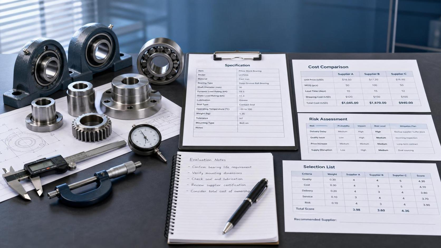 Product Selection Checklist: How to Compare Cost, Specs, and Risk