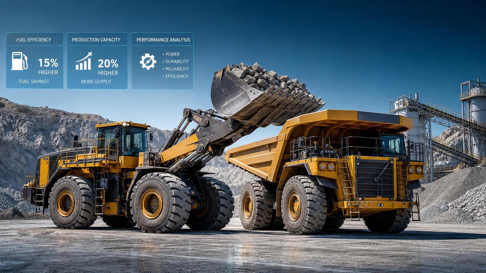 Heavy Machinery Performance Analysis for Fuel and Output Benchmarking