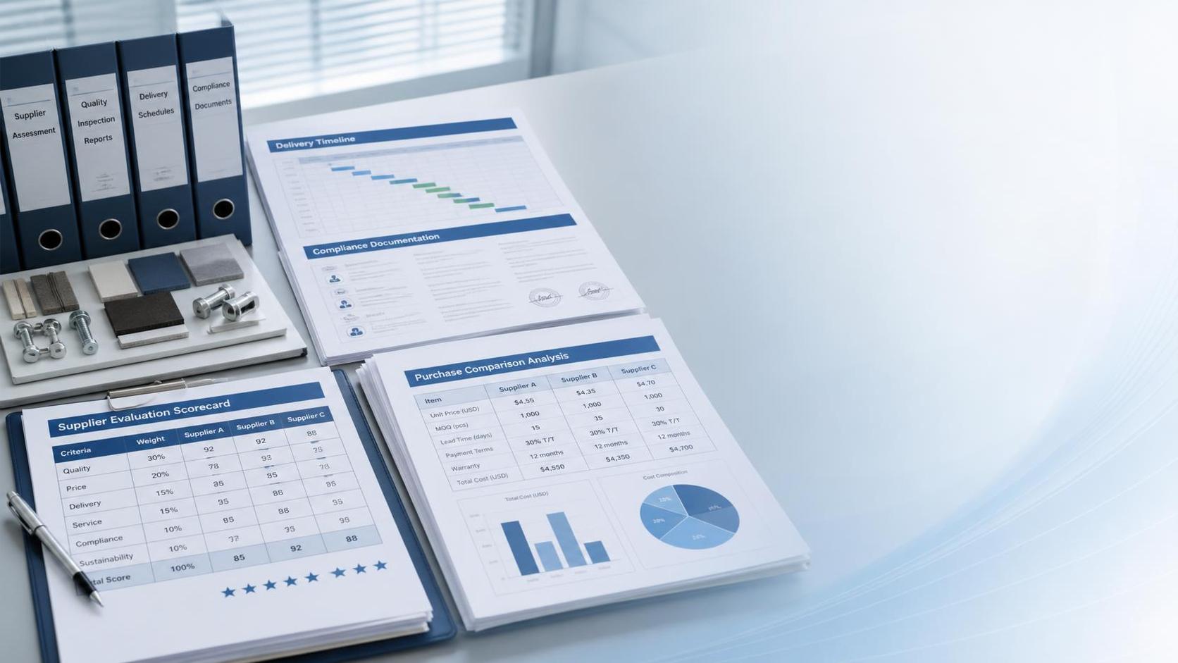 How to use a supplier evaluation scorecard to compare vendors objectively
