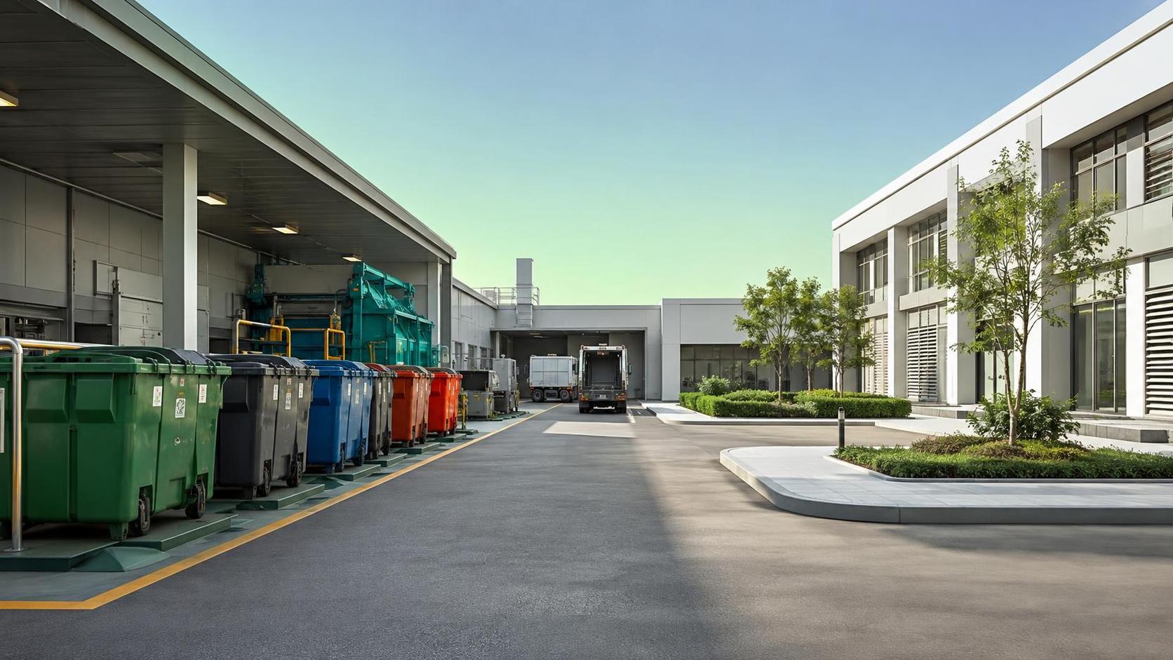 How to choose waste management systems for buildings by site layout