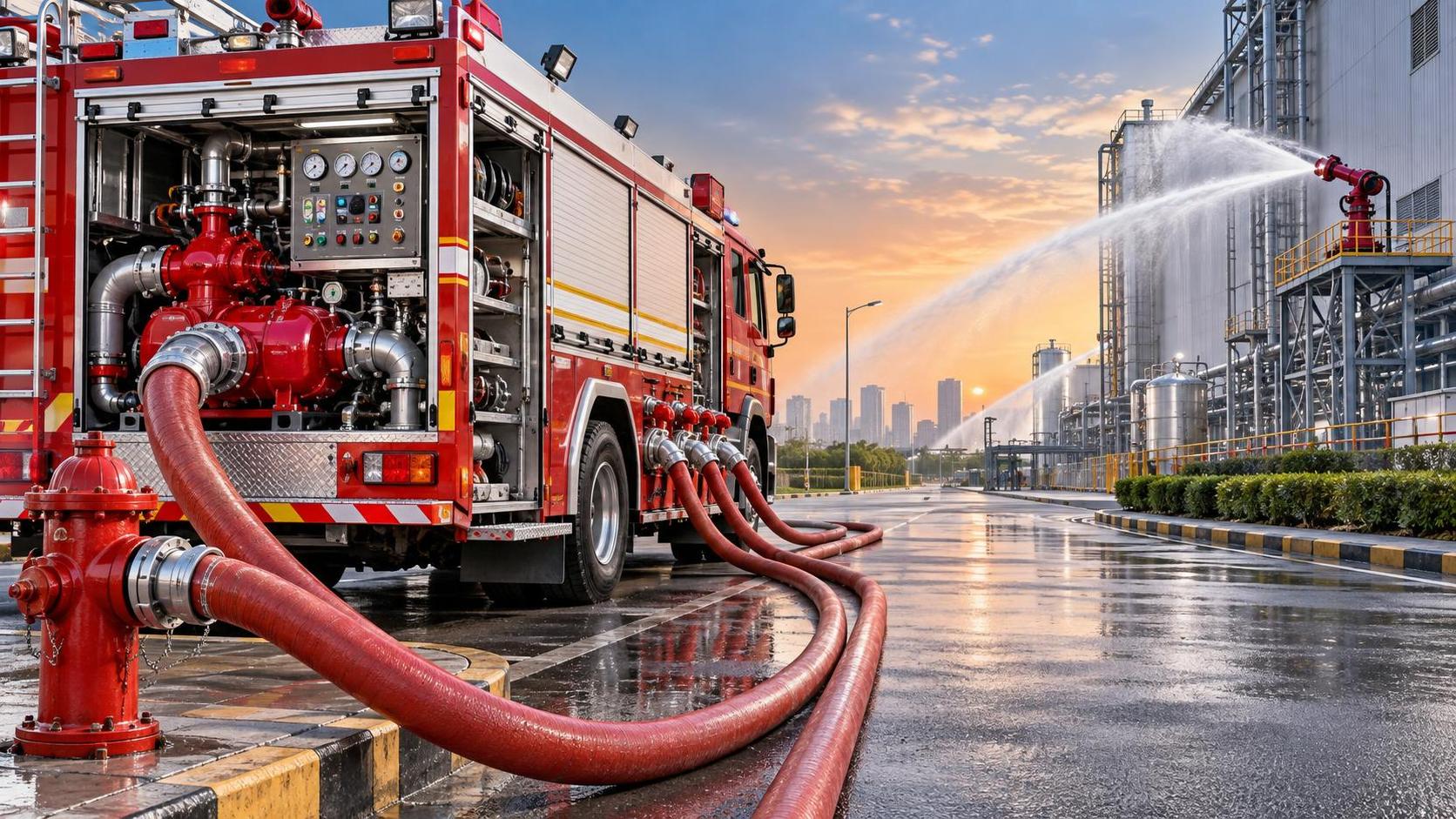 How pump capacity affects response coverage for municipal fire fighting vehicles How pump capacity affects response coverage for municipal fire fighting vehicles