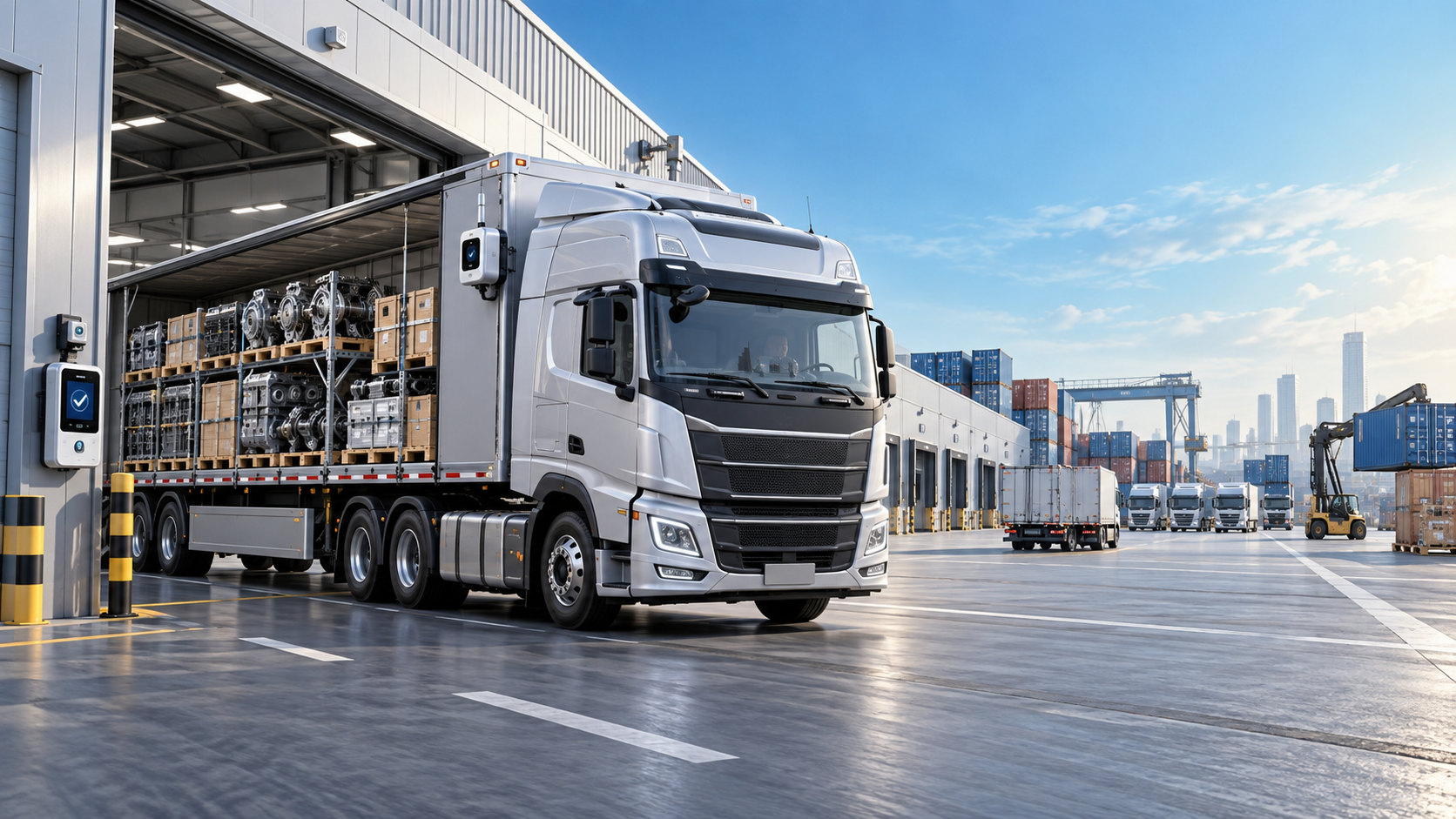 Which logistics technology software features reduce manual shipment updates?