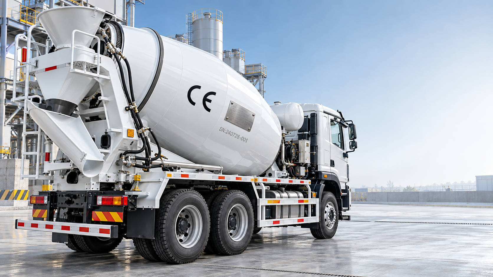 How to verify CE certification for concrete mixer trucks