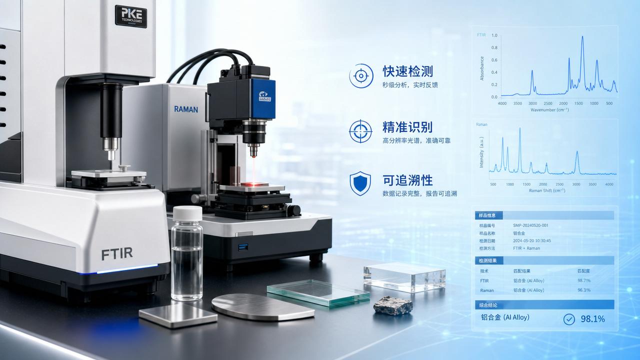 Spectral Analysis Methods for Faster Material Identification