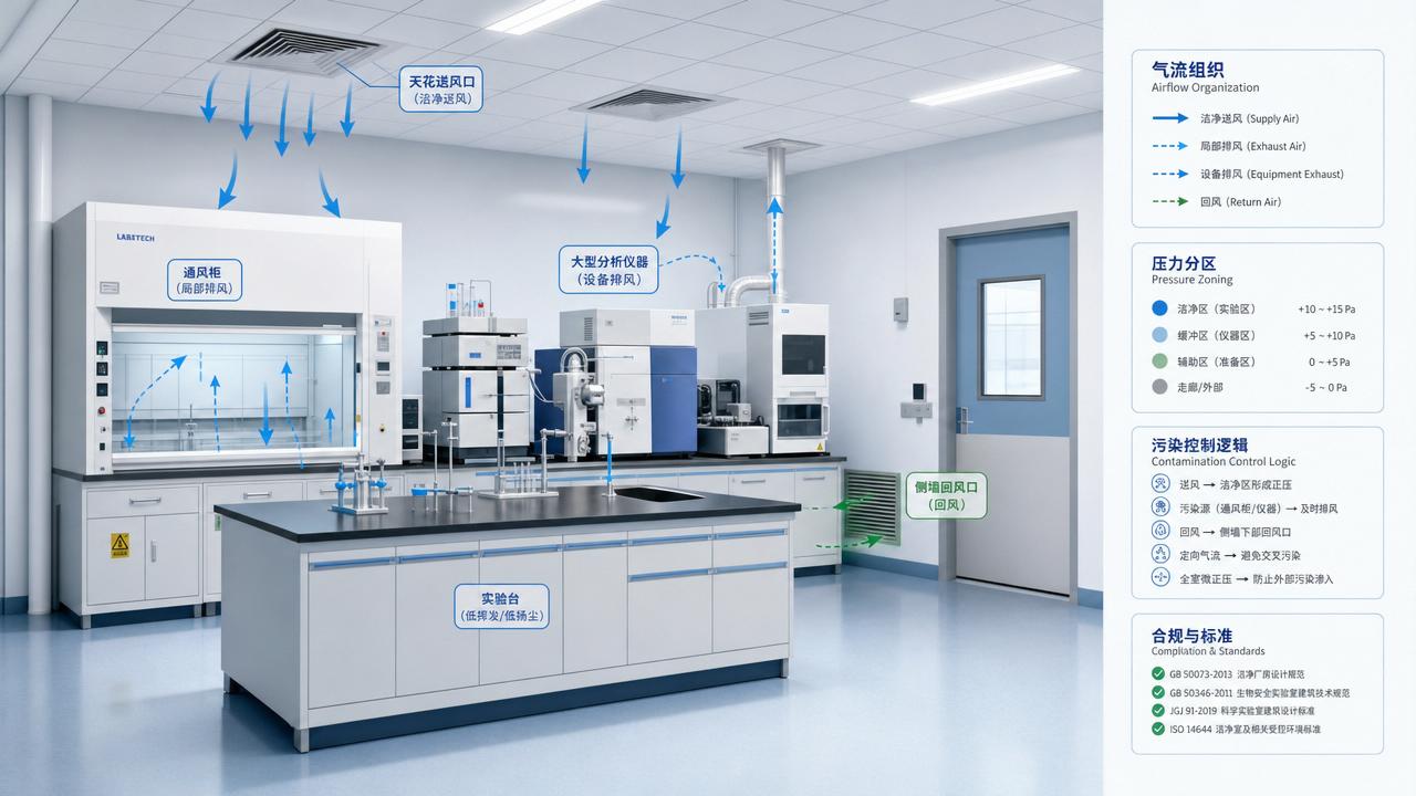 Lab Environmental Engineering: Preventing Airflow Design Mistakes
