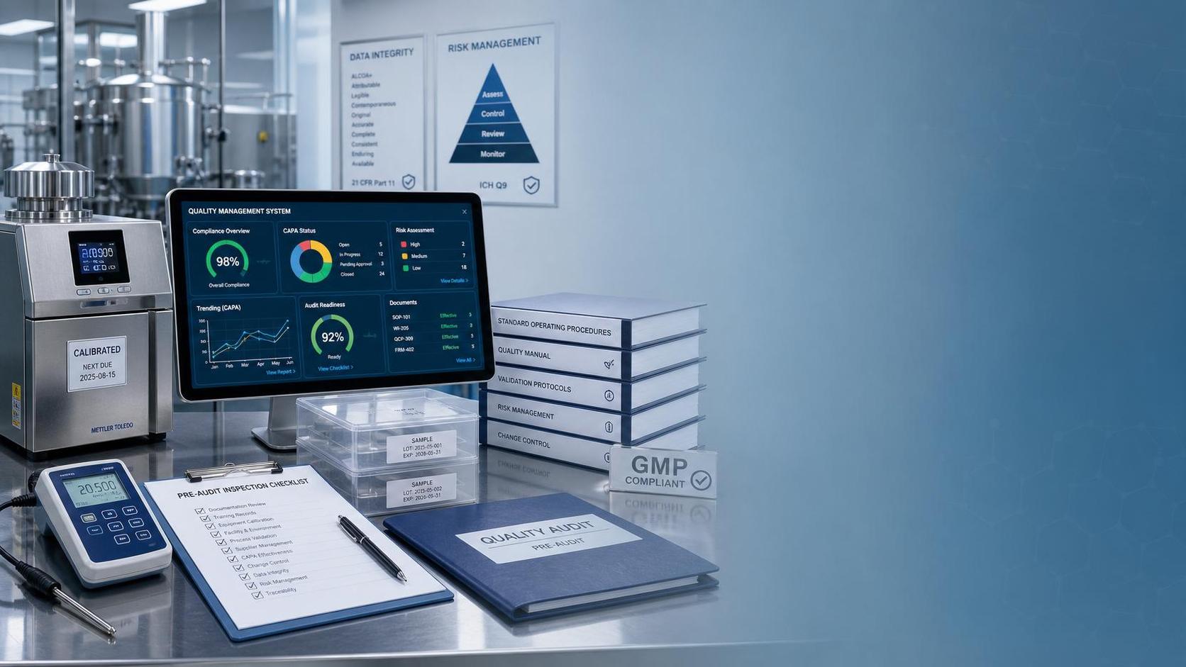 GMP Compliance Risk Management: Common Gaps Before an Audit