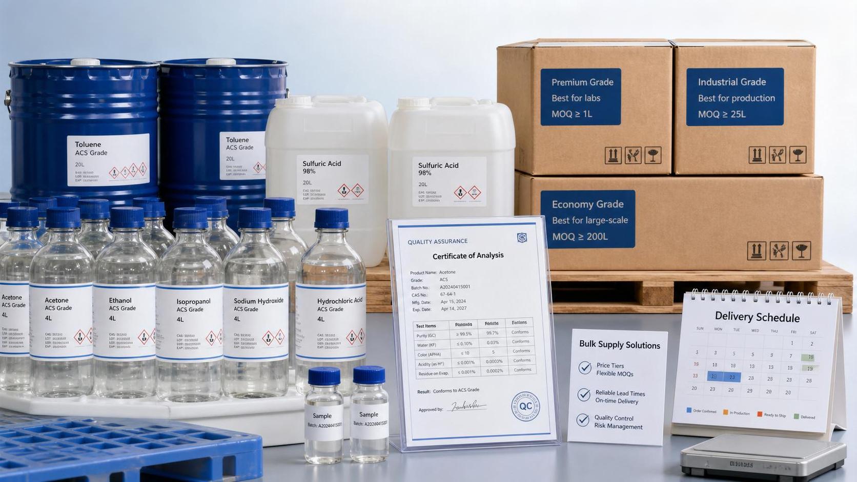 Chemical Reagents Bulk Supply: Price Breaks, Lead Times, and Quality Risk
