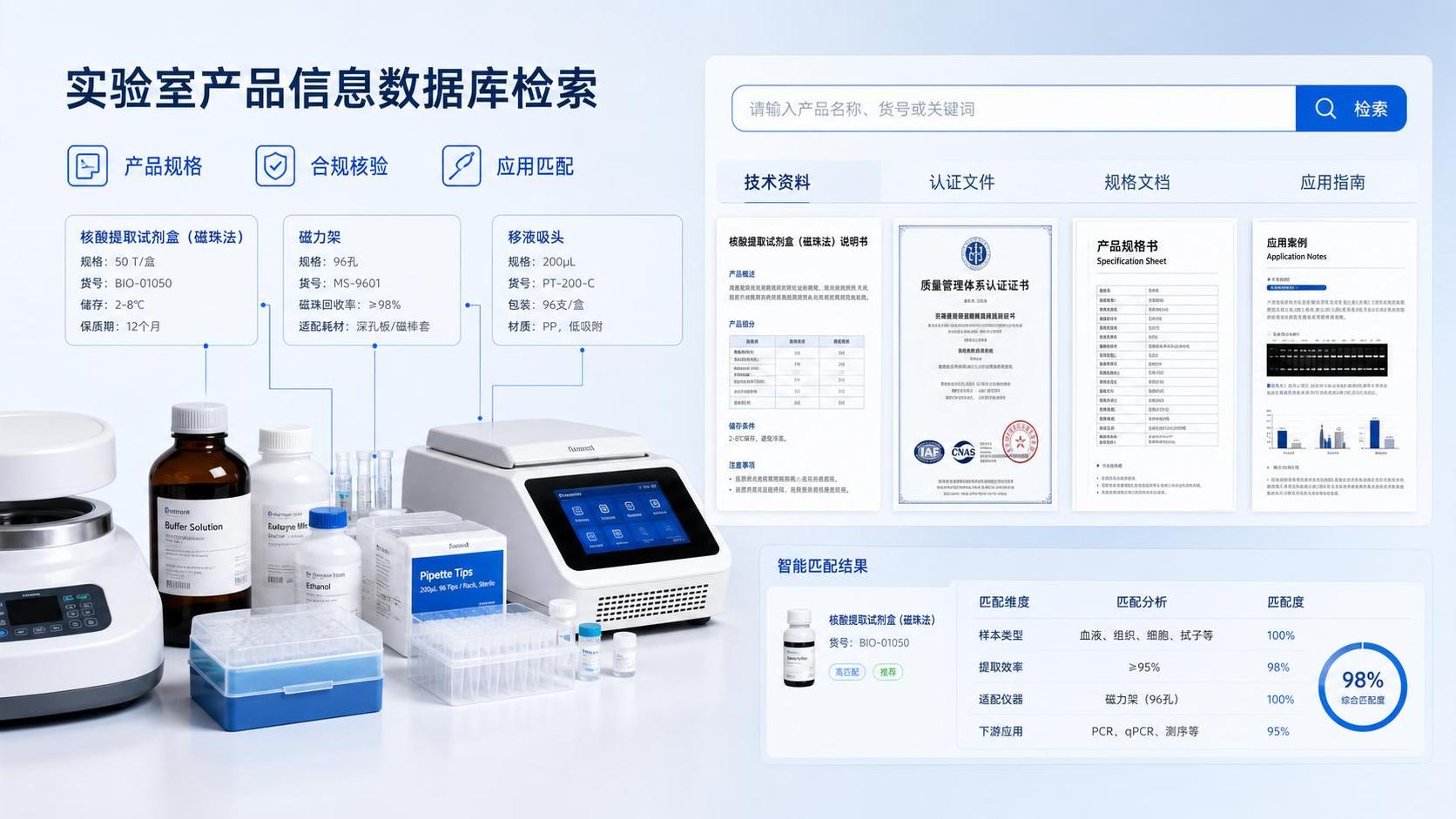 What to Check in a Laboratory Product Information Database