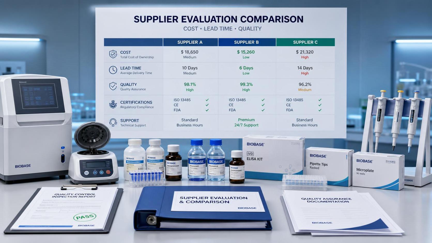 Solution Comparison Guide: Evaluating Suppliers on Cost, Lead Time, and Quality