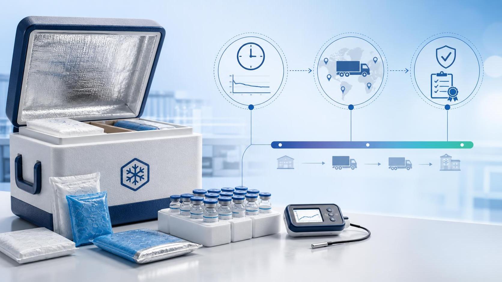 How to compare cold chain packaging solutions for biologics by hold time