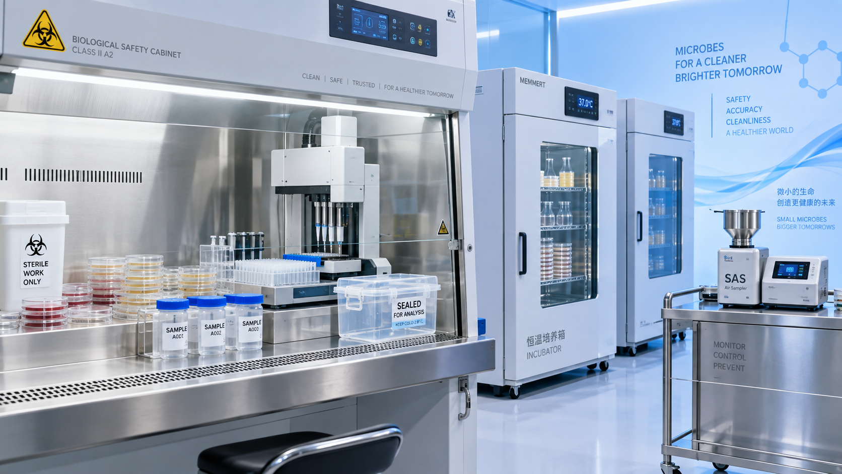 How laboratory technology for microbiology reduces contamination risk
