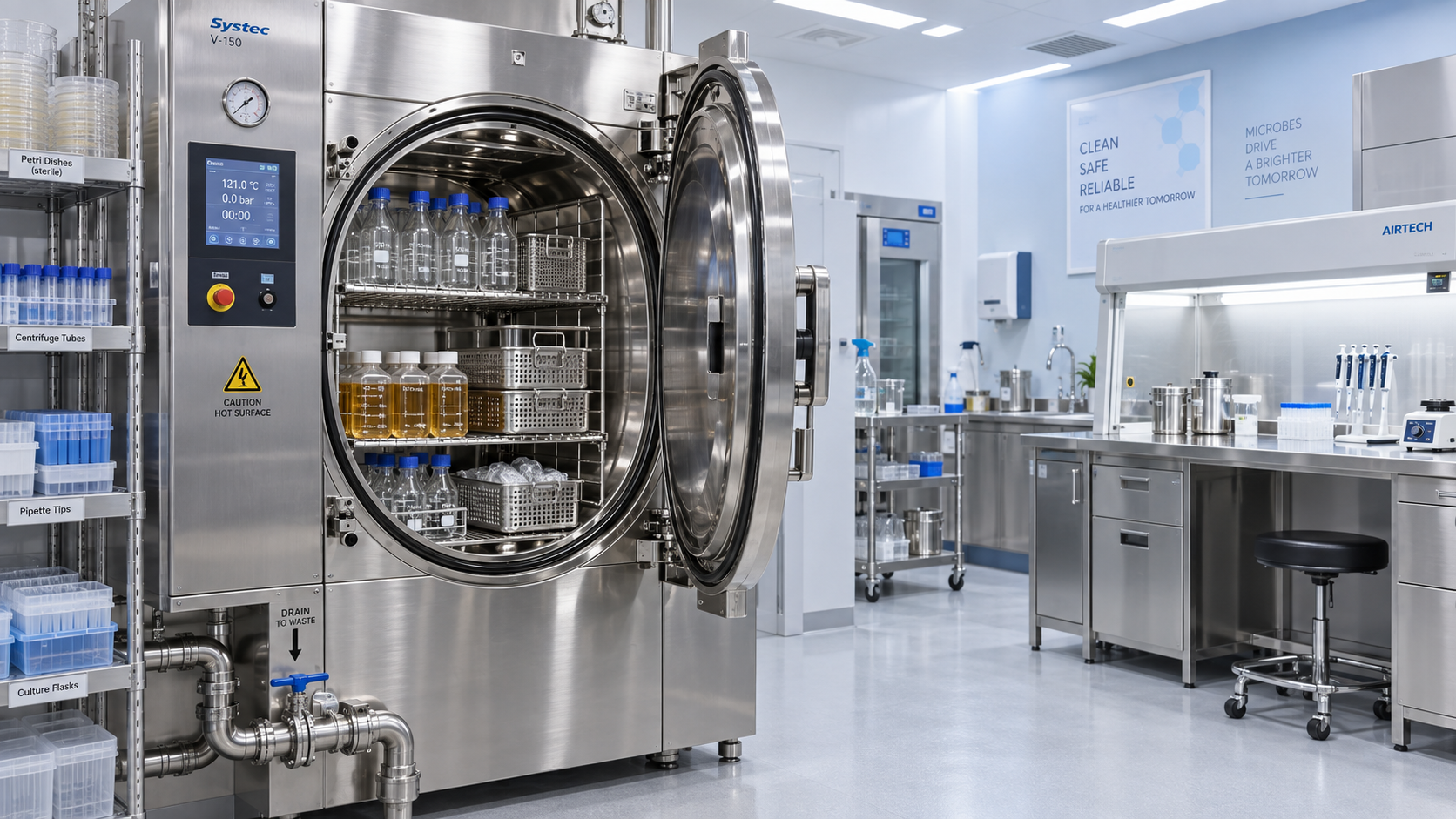 How to select sterilization systems for microbiology labs