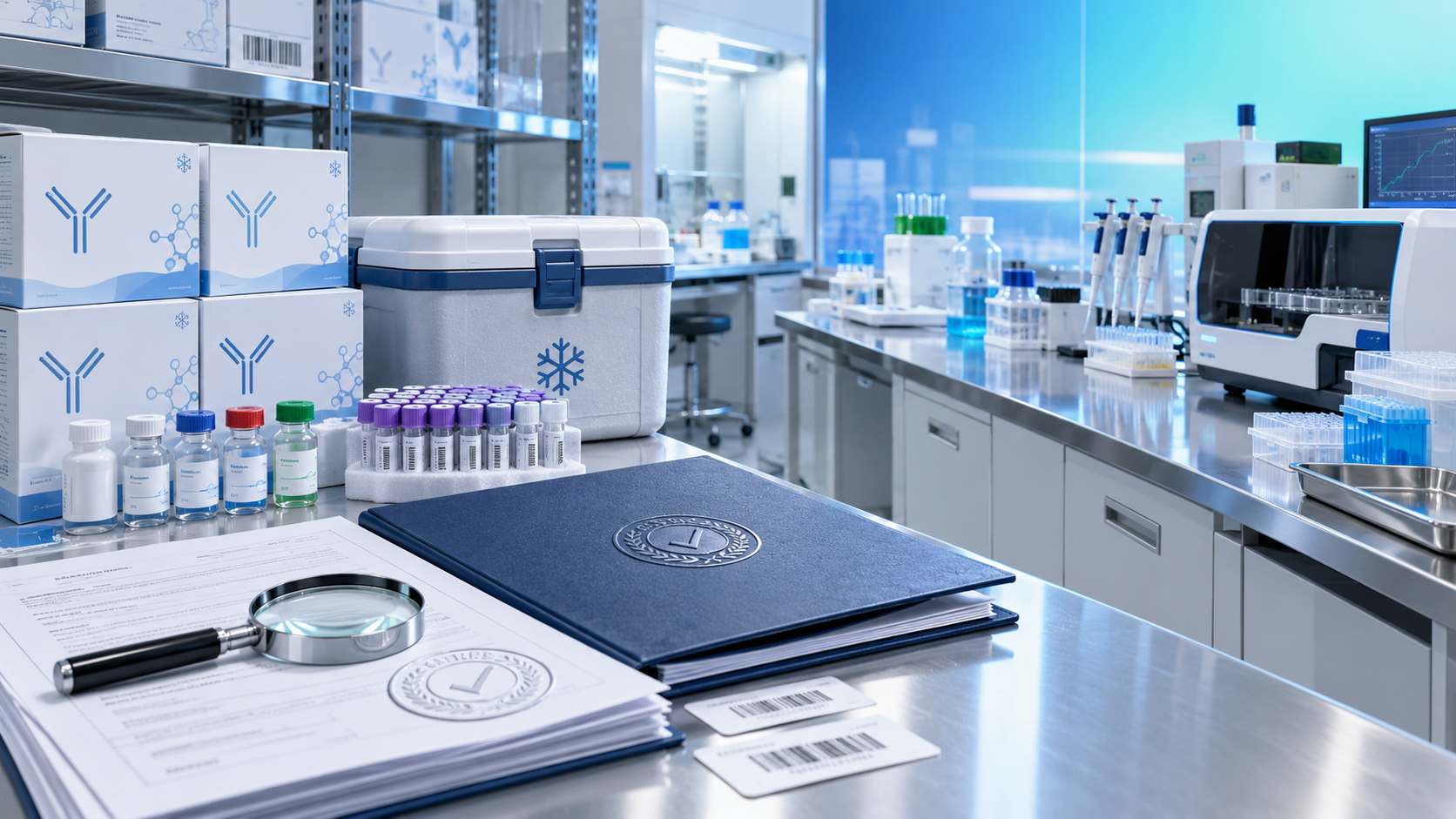 How to verify supplier credentials in an immunoassay supplier directory