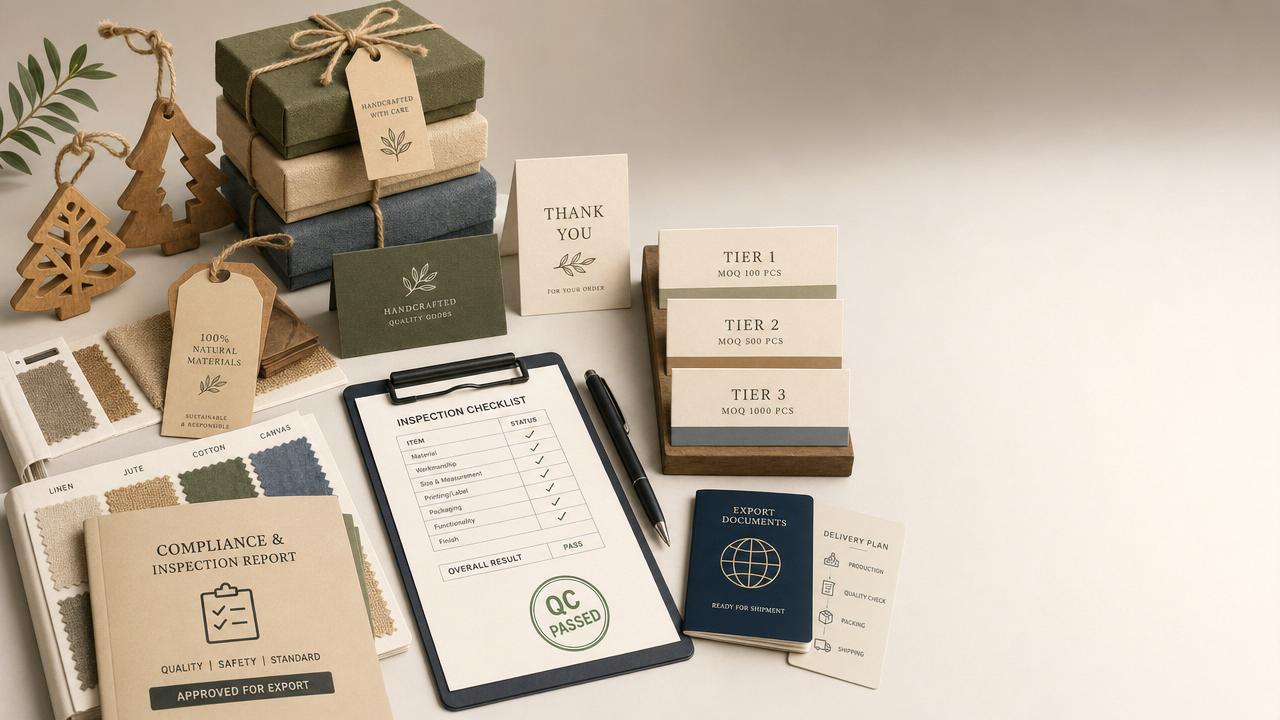 Handmade Gifts Manufacturer: Compliance and MOQ Issues to Review