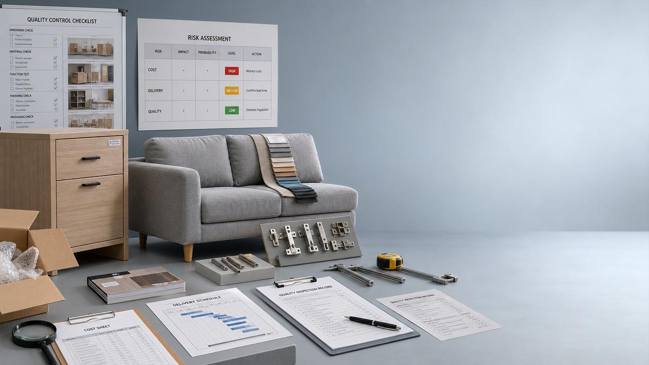 Home Furniture Supplier Checklist: Cost, Lead Time, and Quality Risks
