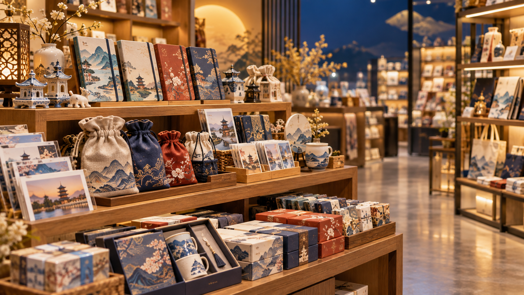 When should souvenir shops stock cultural gift products?