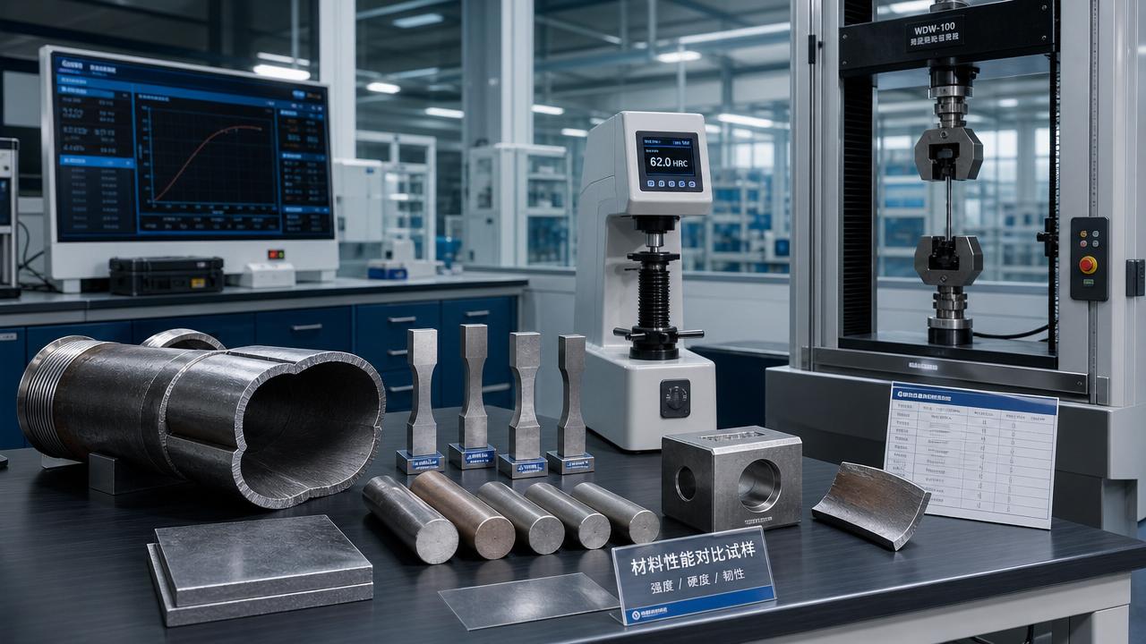 How to compare alloy materials by mechanical properties