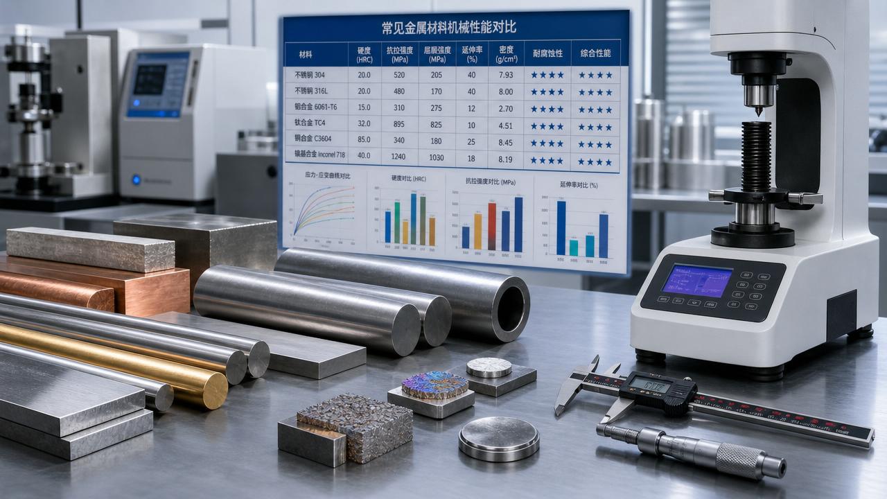 How to compare alloy materials mechanical properties fast
