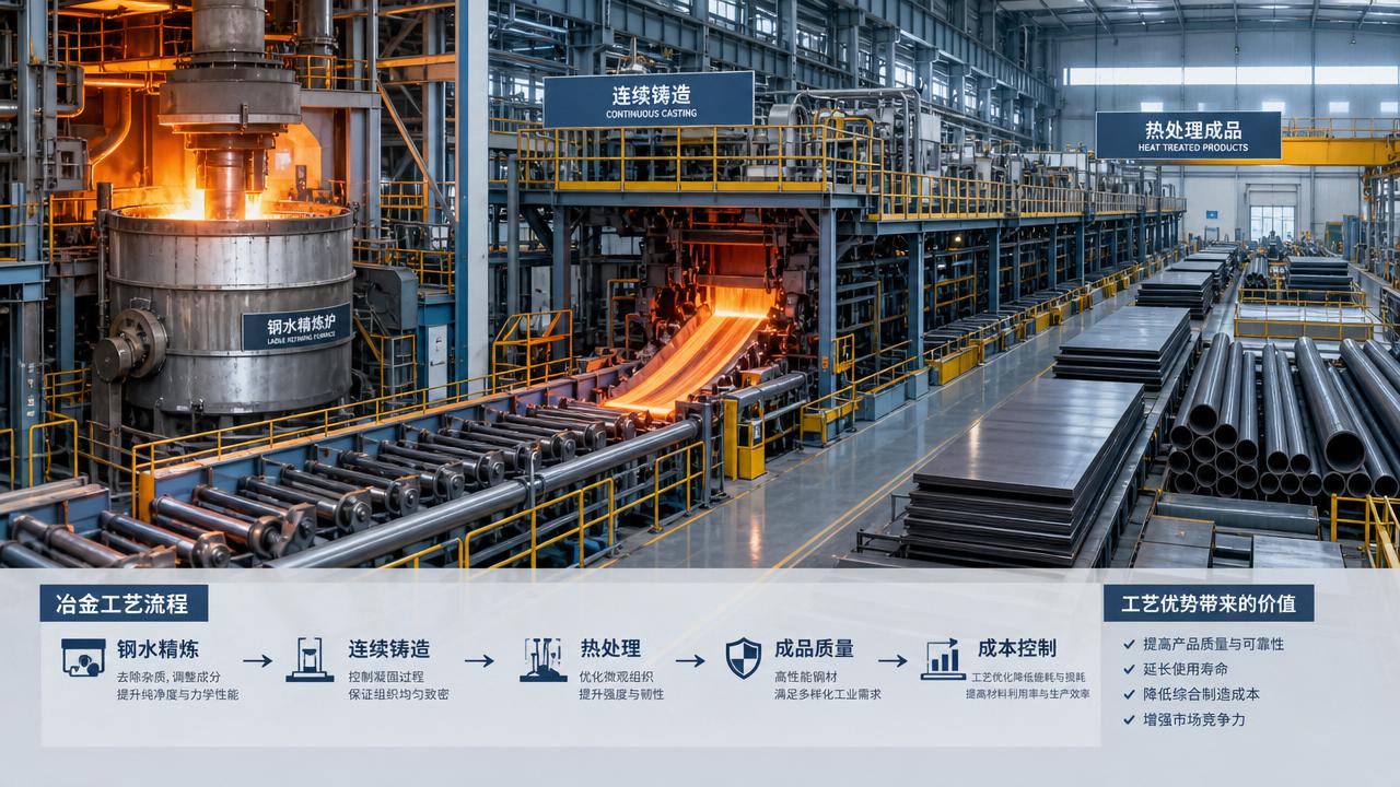 How metallurgical processes shape steel quality and cost