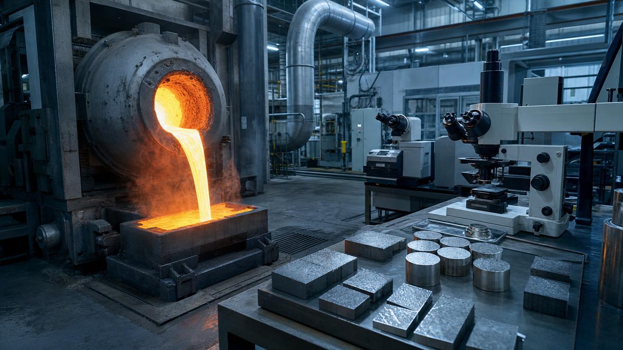How do metallurgical processes affect alloy quality?