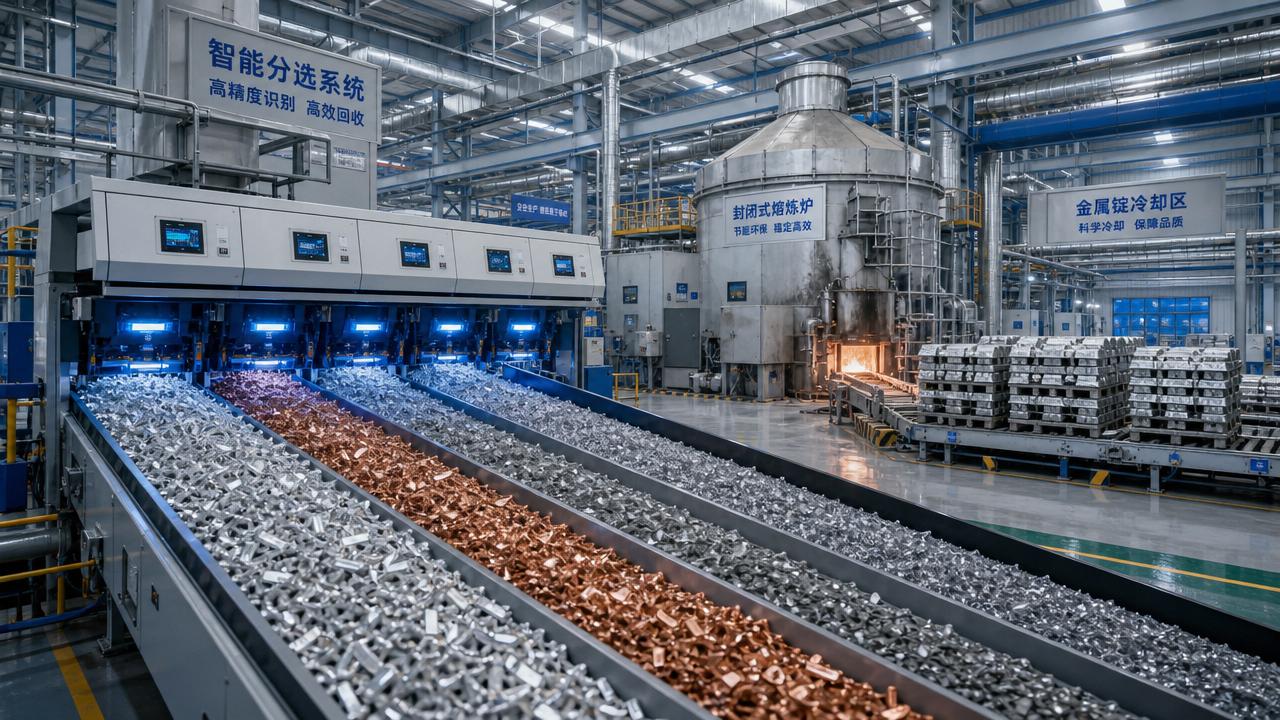 Non-Ferrous Metals Recycling Technology: Sorting, Smelting, and Recovery