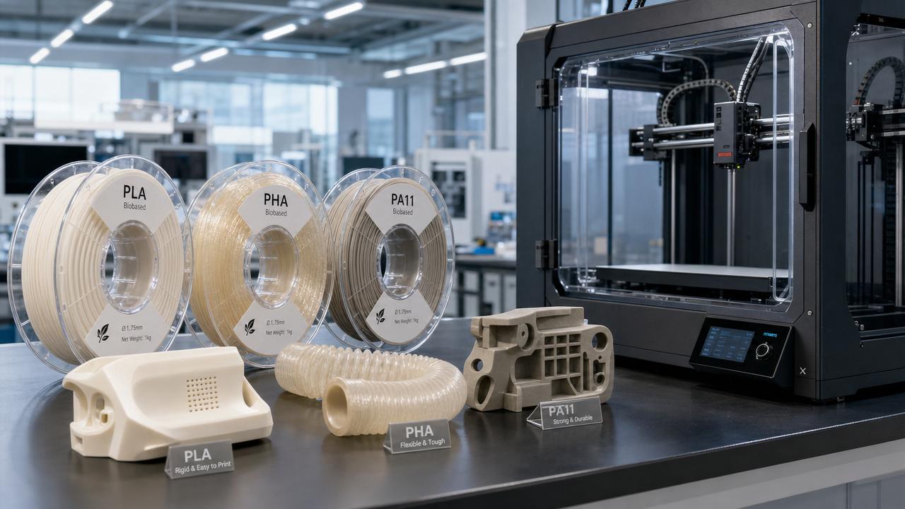 Bio-Based Materials for 3D Printing: Which Polymers Fit Strength, Flexibility, and Finish?