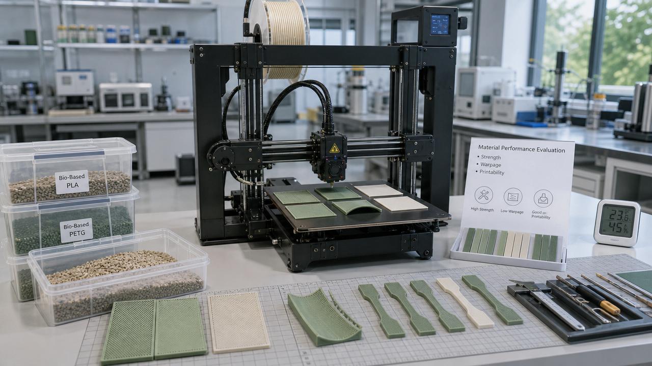 How to Evaluate Bio-Based Materials for 3D Printing: Strength, Warping, and Printability