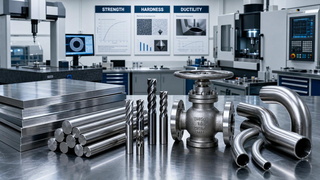 Metal Physical Properties Explained: Strength, Hardness, Ductility, and Why They Matter
