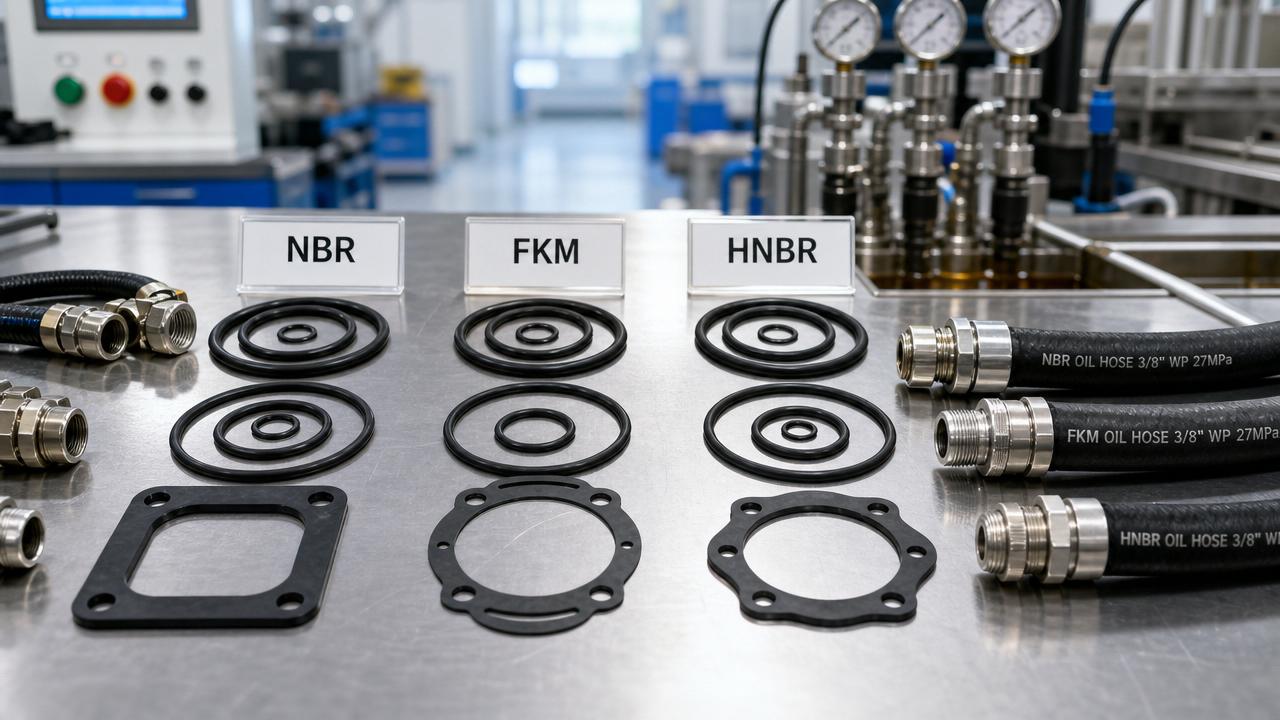 How to Choose Rubber for Oil-Resistant Applications: NBR vs FKM vs HNBR