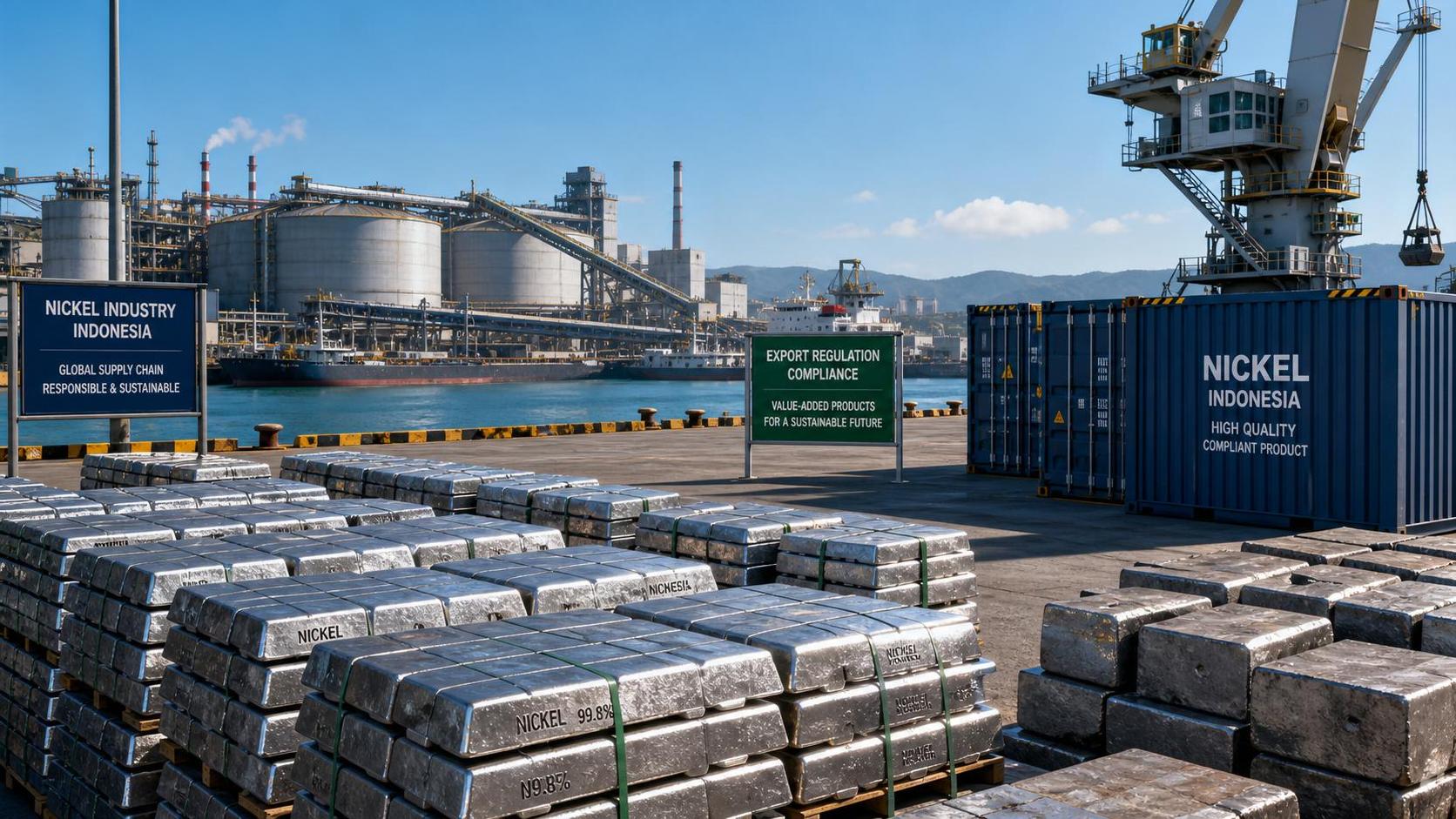 Indonesia Tightens Nickel Exports as Ore Quotas Fall